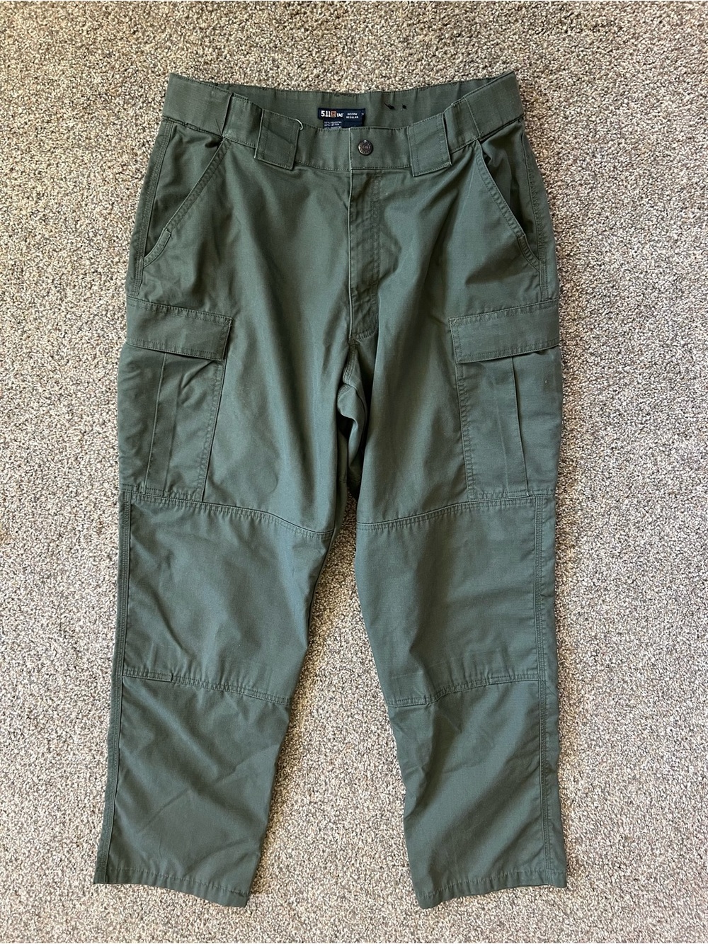 5.11 Tactical Dark Green Cargo Pants Large